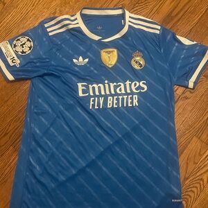 Adidas Kids Royal Blue Soccer Jersey
